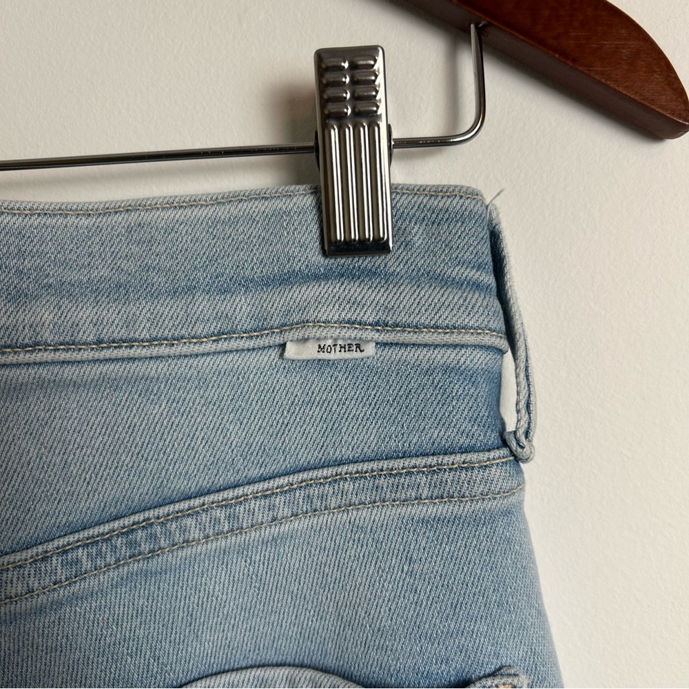 **NWT Mother Denim Jeans The Mid Rise Rambler Zip AnkleWash: Balls in your court - Picture 4 of 16